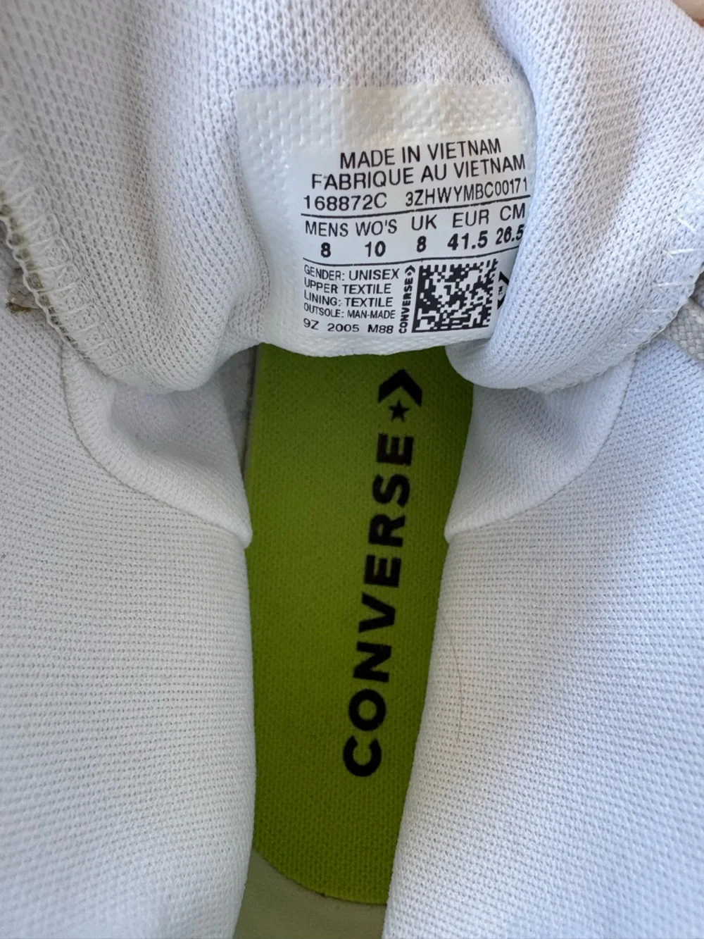 Converse Chuck Taylor All Star Crater White High Space Shoe Men 8M/Women 10